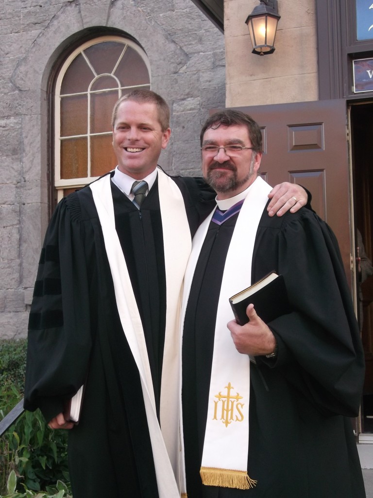 Rev. Joel Coppieters with Rev. Dr. Greg Davidson